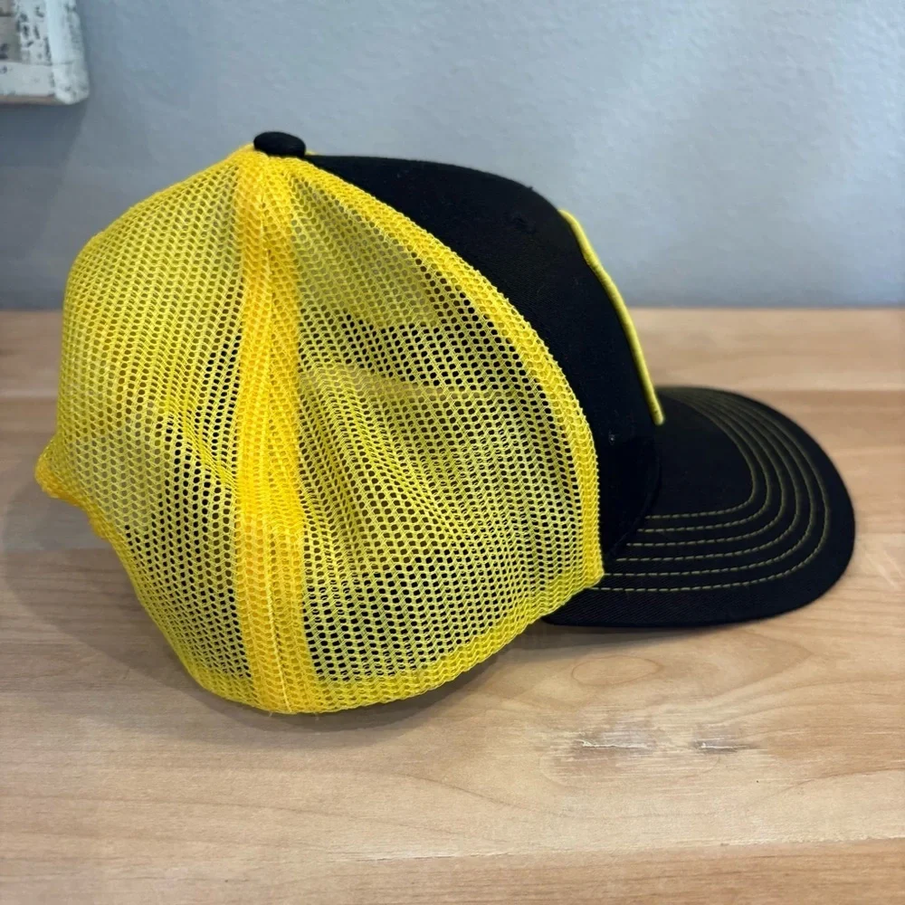 2024 Pokemon Pikachu Adjustable Snap Back Yellow Black Trucker Mesh Hat